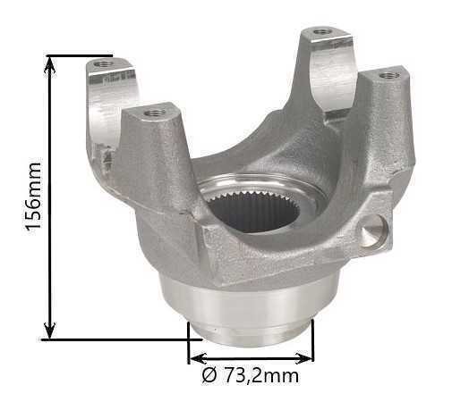TERMINAL FLANGE CENTRAL CARDAN