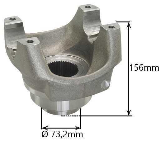 TERMINAL FLANGE CENTRAL CARDAN